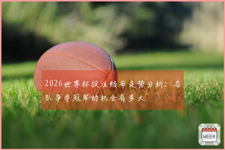 2026世界杯投注赔率走势分析：各队争夺冠军的机会有多大